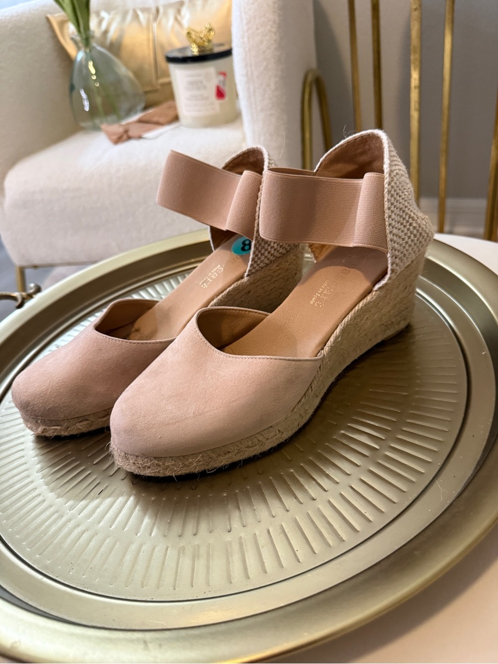 Escafit Made in Spain Blush Espadrille Wedge